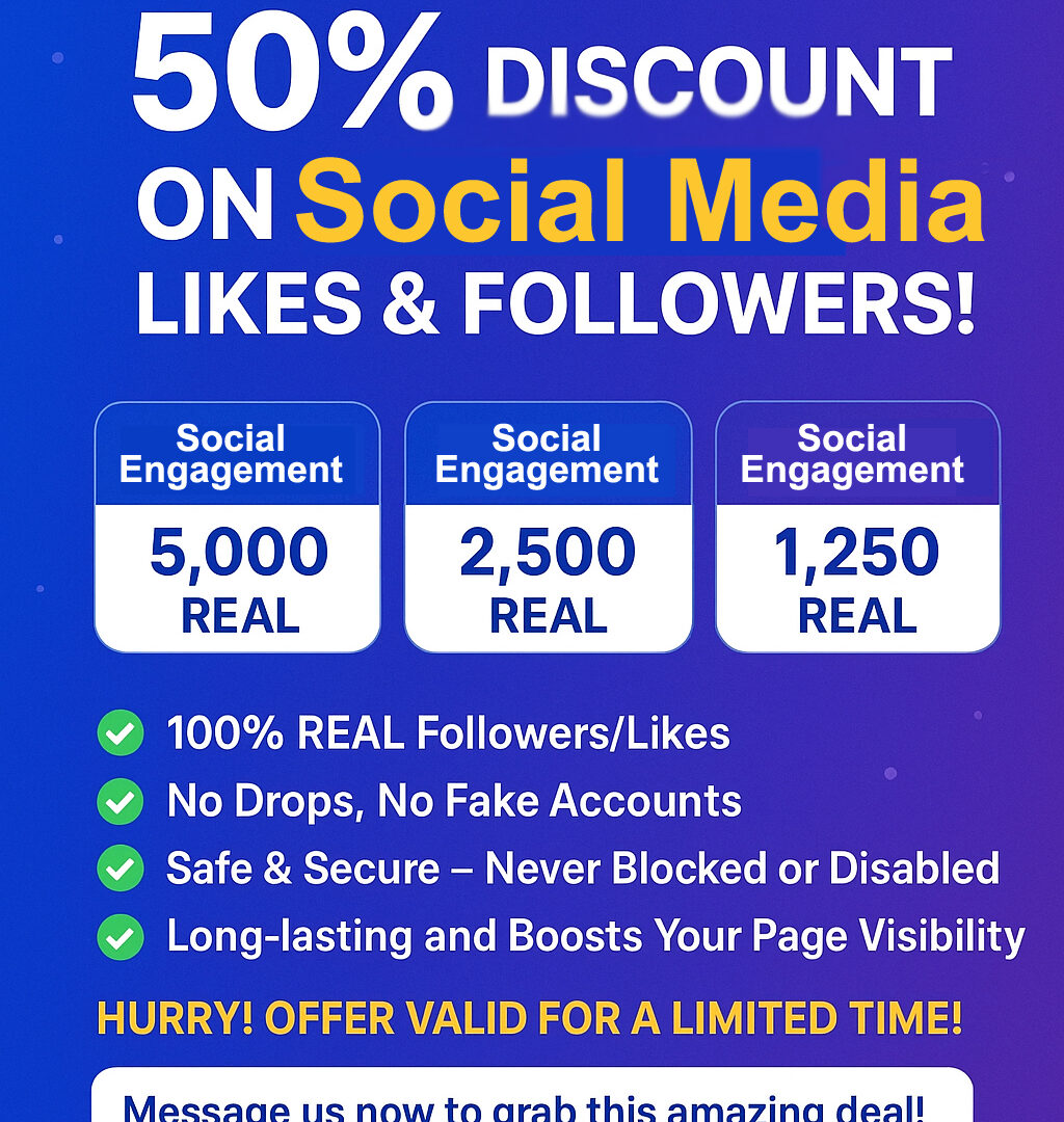 social media followers likes price copy