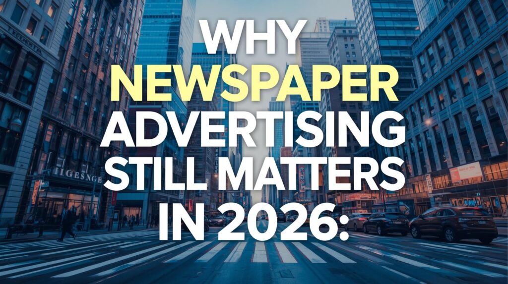 Why Newspaper Advertising Still Matters in 2026